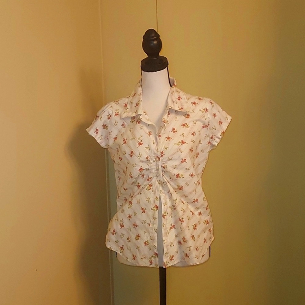Periscope Floral Cotton Top